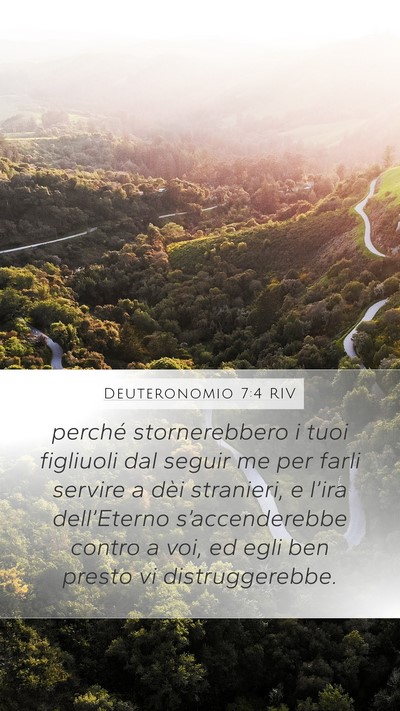 Deuteronomio 7:4 RIV Bible Verse Image