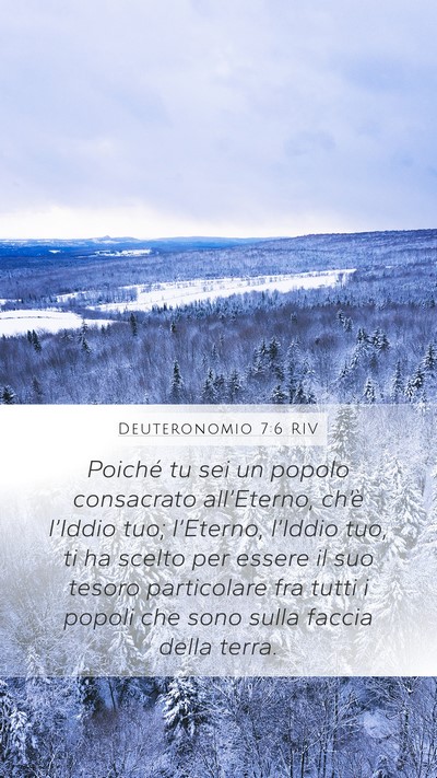 Deuteronomio 7:6 RIV Bible Verse Image