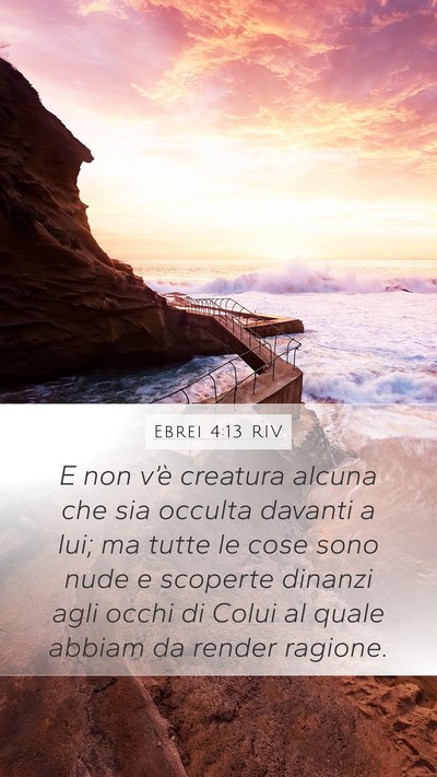 Ebrei 4:13 RIV Bible Verse Image