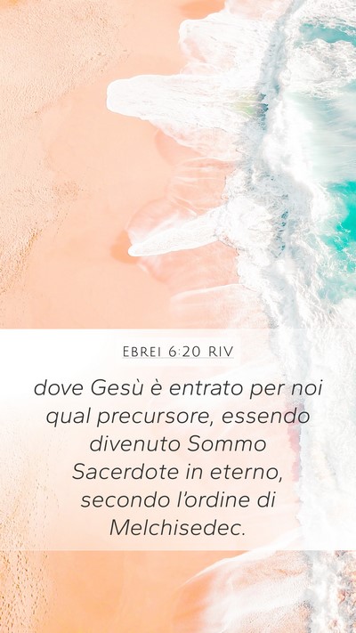 Ebrei 6:20 RIV Bible Verse Image