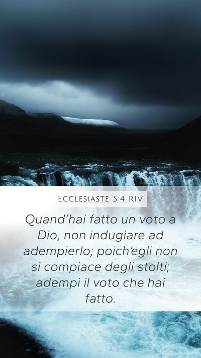 Ecclesiaste 5:4 RIV Bible Verse Image