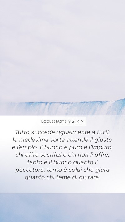 Ecclesiaste 9:2 RIV Bible Verse Image