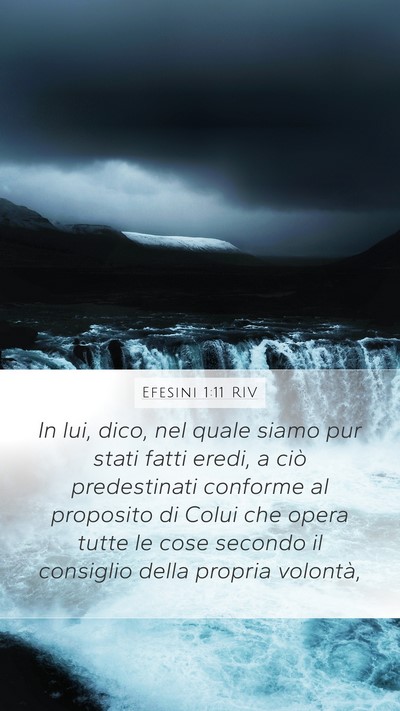 Efesini 1:11 RIV Bible Verse Image