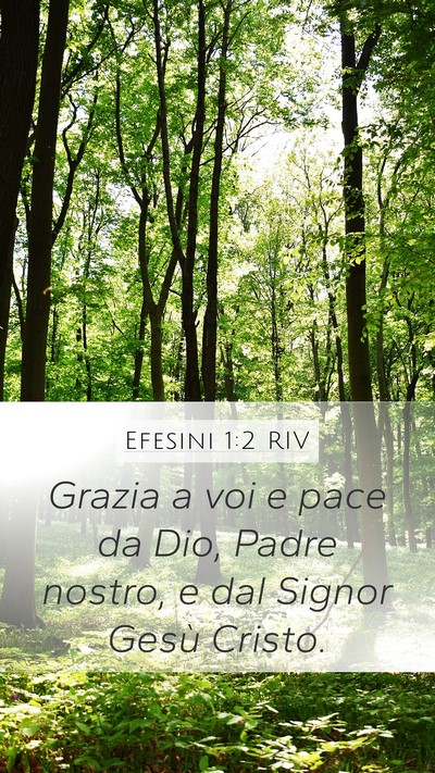 Efesini 1:2 RIV Bible Verse Image