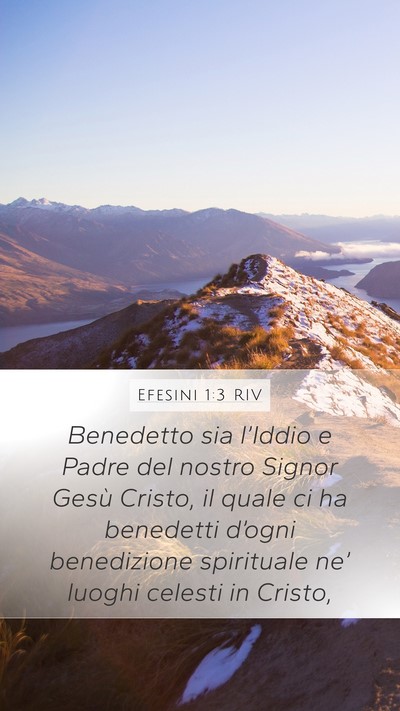 Efesini 1:3 RIV Bible Verse Image