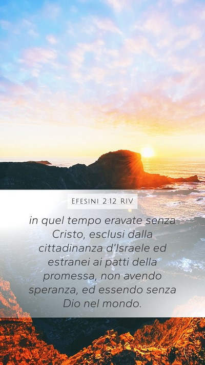 Efesini 2:12 RIV Bible Verse Image