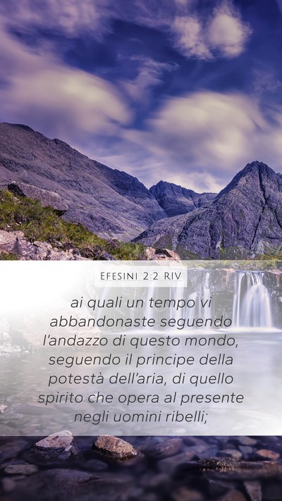 Efesini 2:2 RIV Bible Verse Image