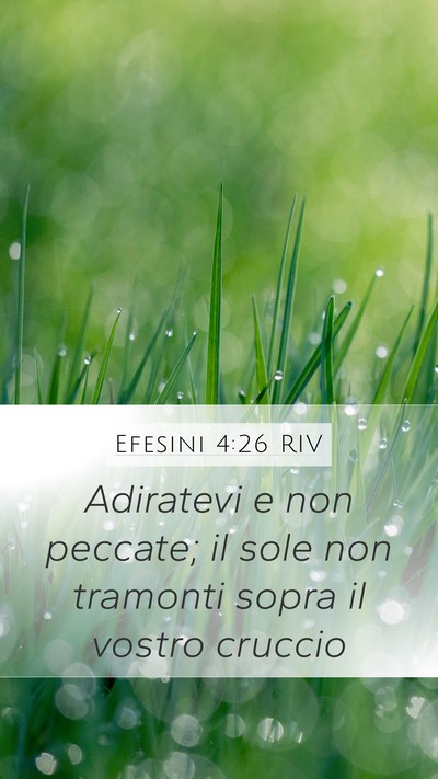 Efesini 4:26 RIV Bible Verse Image