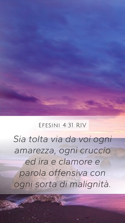 Efesini 4:31 RIV Bible Verse Image