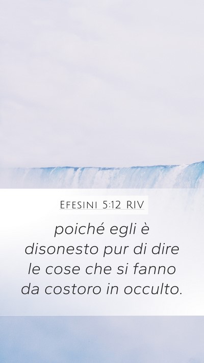 Efesini 5:12 RIV Bible Verse Image