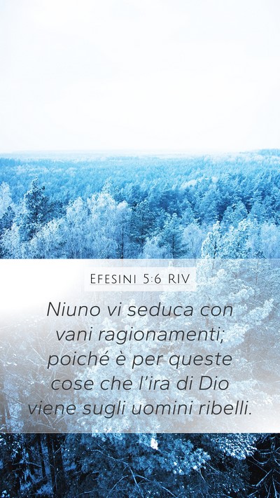 Efesini 5:6 RIV Bible Verse Image