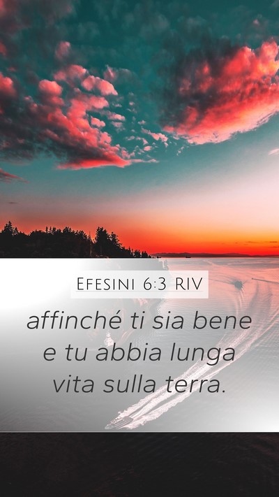 Efesini 6:3 RIV Bible Verse Image