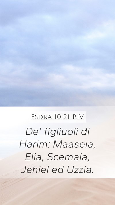 Esdra 10:21 RIV Bible Verse Image