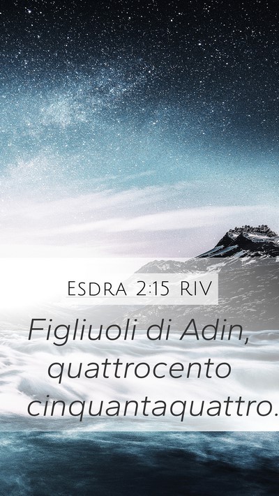 Esdra 2:15 RIV Bible Verse Image