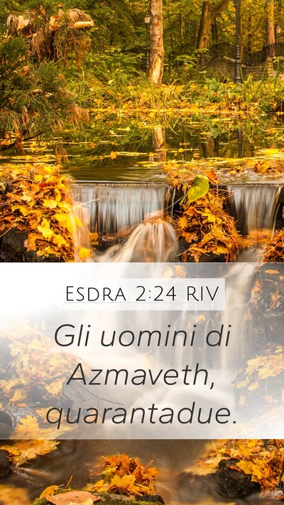 Esdra 2:24 RIV Bible Verse Image