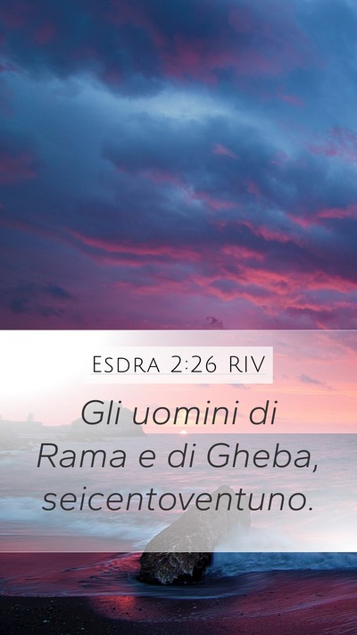 Esdra 2:26 RIV Bible Verse Image