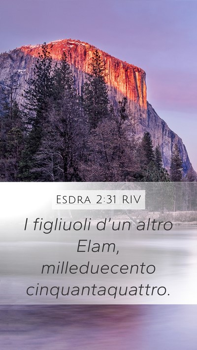 Esdra 2:31 RIV Bible Verse Image