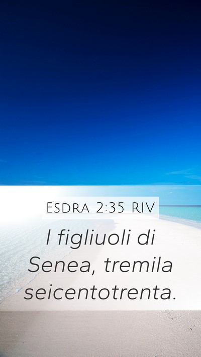 Esdra 2:35 RIV Bible Verse Image