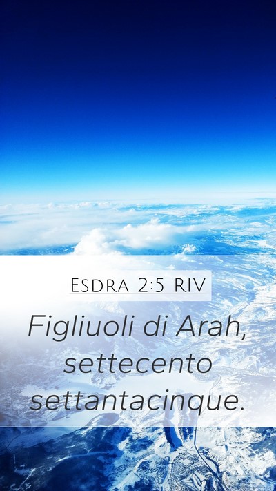 Esdra 2:5 RIV Bible Verse Image
