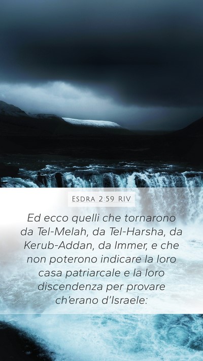 Esdra 2:59 RIV Bible Verse Image