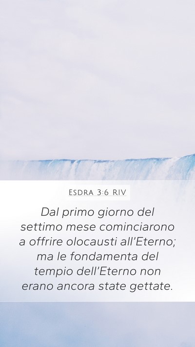 Esdra 3:6 RIV Bible Verse Image