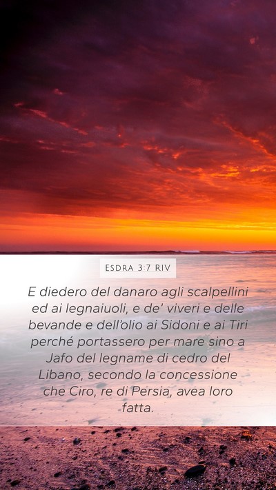 Esdra 3:7 RIV Bible Verse Image
