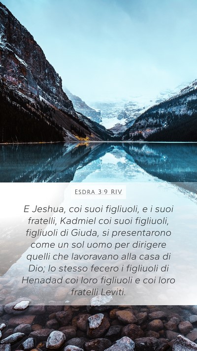 Esdra 3:9 RIV Bible Verse Image