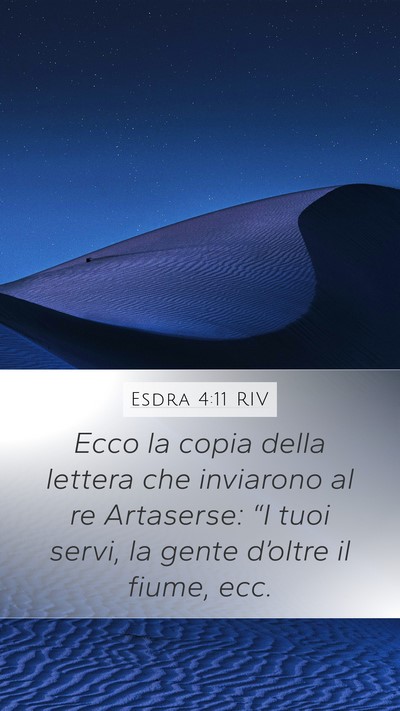 Esdra 4:11 RIV Bible Verse Image