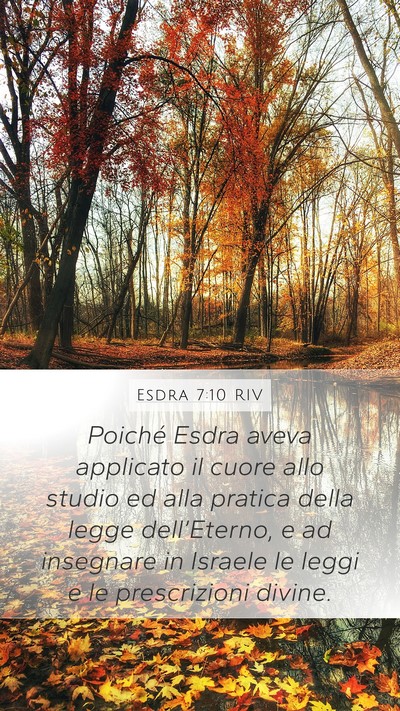 Esdra 7:10 RIV Bible Verse Image