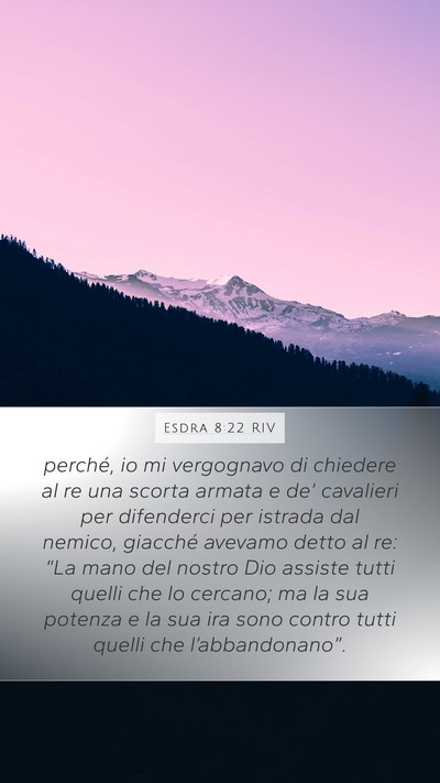 Esdra 8:22 RIV Bible Verse Image