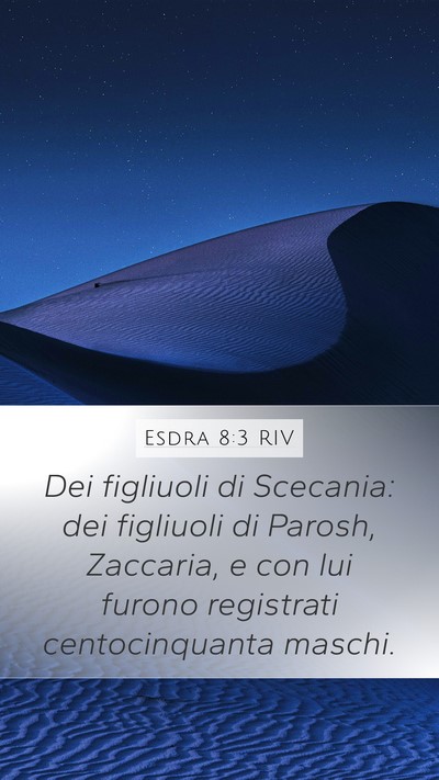 Esdra 8:3 RIV Bible Verse Image