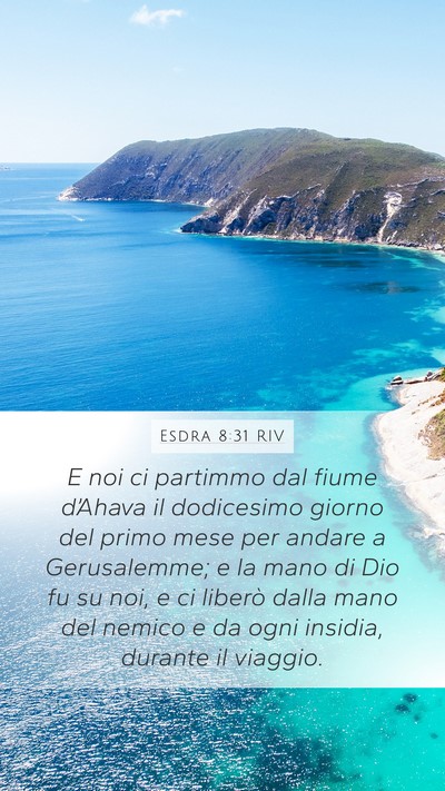 Esdra 8:31 RIV Bible Verse Image