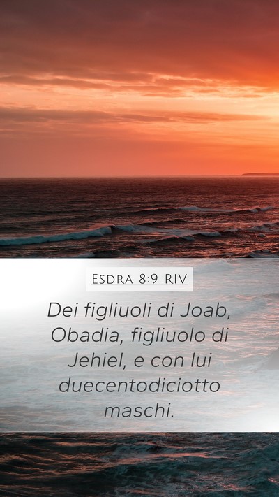 Esdra 8:9 RIV Bible Verse Image
