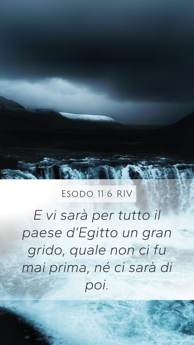 Esodo 11:6 RIV Bible Verse Image