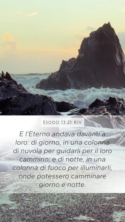 Esodo 13:21 RIV Bible Verse Image