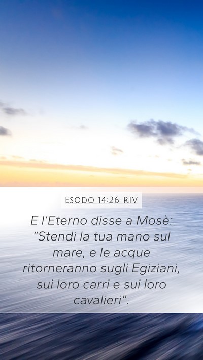 Esodo 14:26 RIV Bible Verse Image