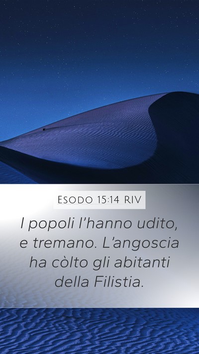 Esodo 15:14 RIV Bible Verse Image