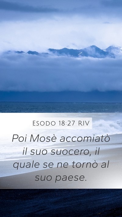 Esodo 18:27 RIV Bible Verse Image