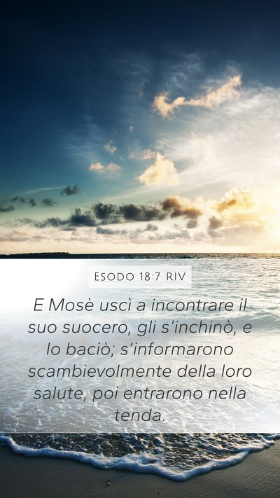 Esodo 18:7 RIV Bible Verse Image