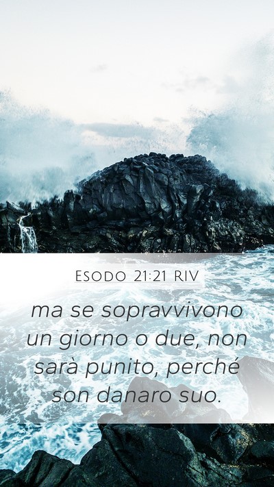 Esodo 21:21 RIV Bible Verse Image