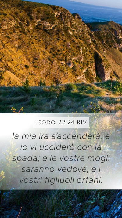 Esodo 22:24 RIV Bible Verse Image