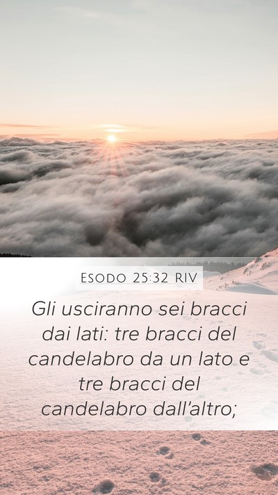 Esodo 25:32 RIV Bible Verse Image