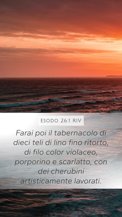 Esodo 26:1 RIV Bible Verse Image