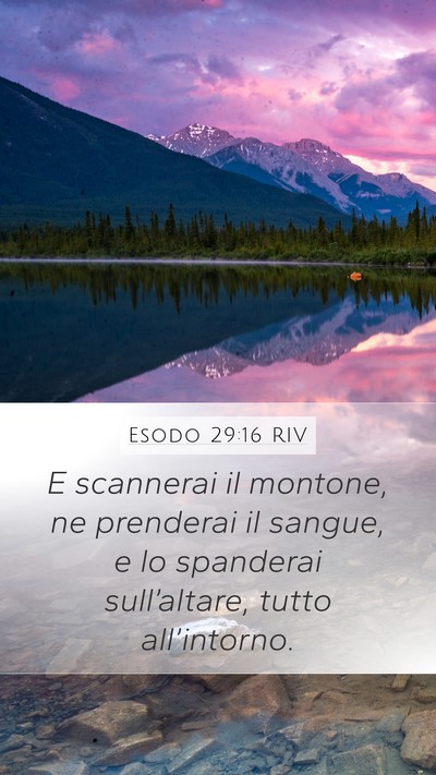 Esodo 29:16 RIV Bible Verse Image