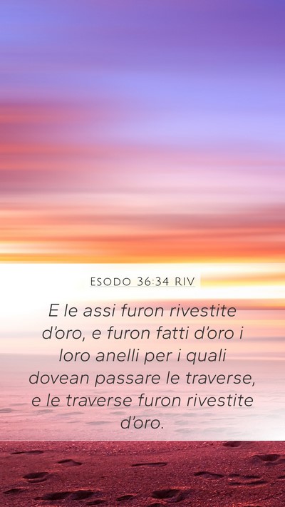 Esodo 36:34 RIV Bible Verse Image