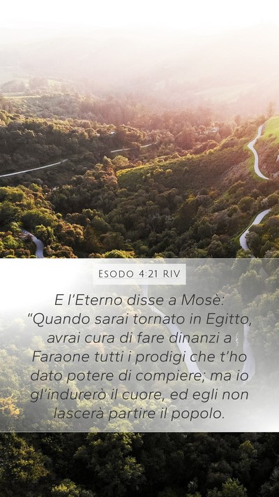 Esodo 4:21 RIV Bible Verse Image