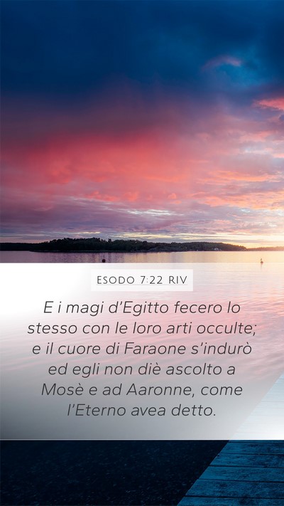 Esodo 7:22 RIV Bible Verse Image