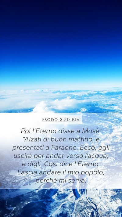Esodo 8:20 RIV Bible Verse Image