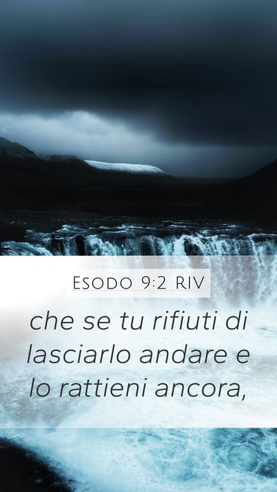 Esodo 9:2 RIV Bible Verse Image