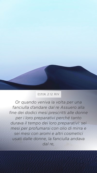 Ester 2:12 RIV Bible Verse Image